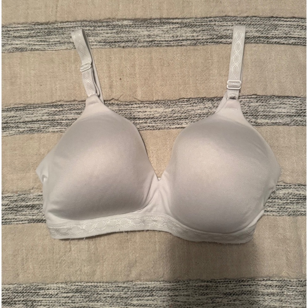 Warners No Side Effects Wireless Bra Light Grey 36D